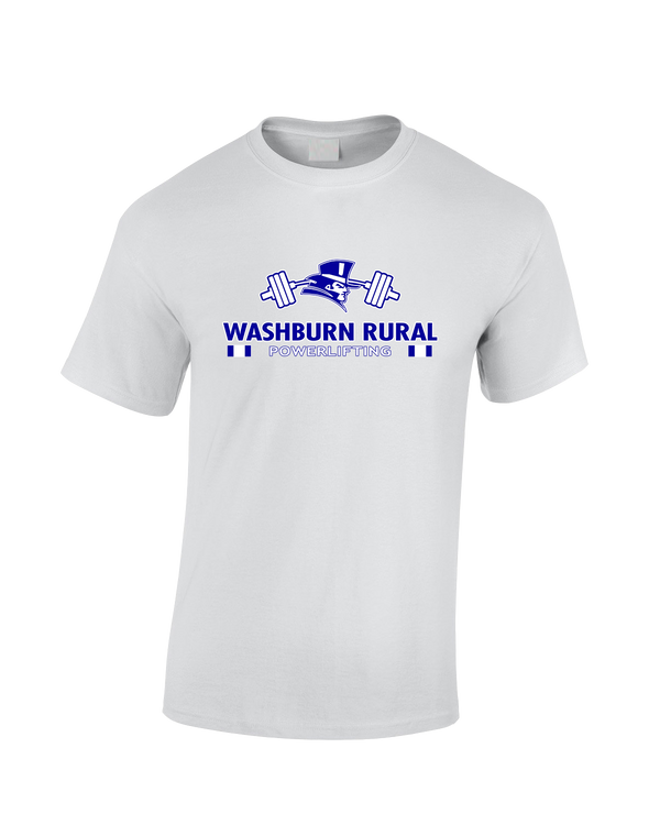 Washburn Rural HS Powerlifting Stacked - Cotton T-Shirt