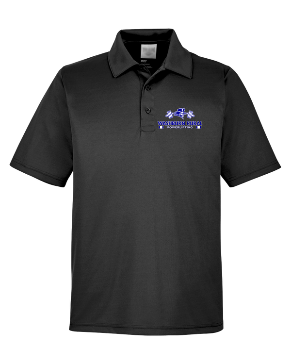 Washburn Rural HS Powerlifting Stacked - Men's Polo