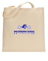 Washburn Rural HS Powerlifting Stacked - Tote Bag