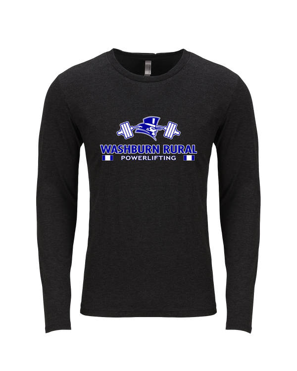 Washburn Rural HS Powerlifting Stacked - Tri Blend Long Sleeve