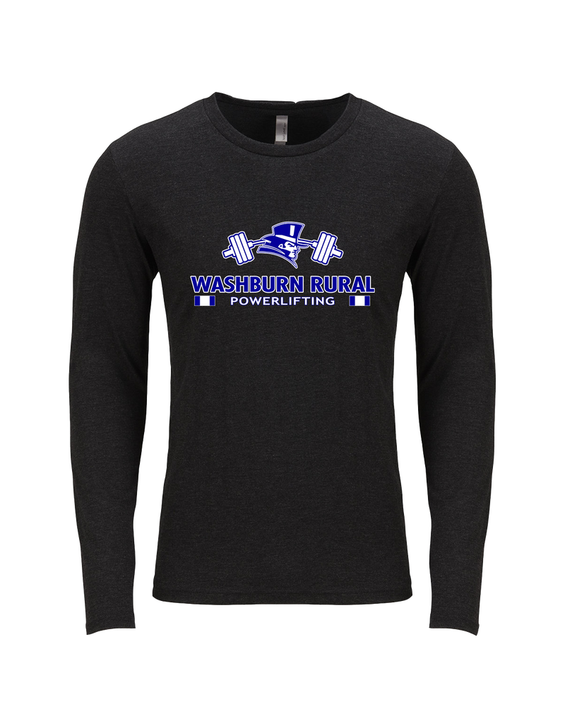 Washburn Rural HS Powerlifting Stacked - Tri Blend Long Sleeve