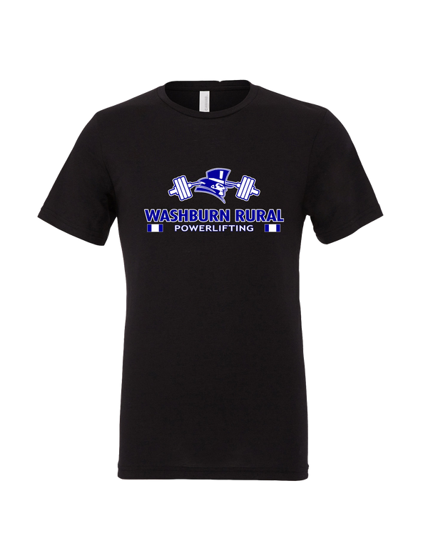 Washburn Rural HS Powerlifting Stacked - Mens Tri Blend Shirt