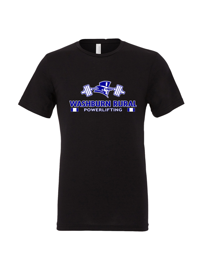 Washburn Rural HS Powerlifting Stacked - Mens Tri Blend Shirt