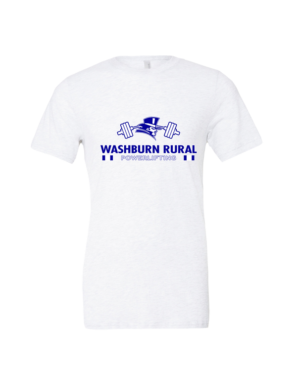 Washburn Rural HS Powerlifting Stacked - Mens Tri Blend Shirt