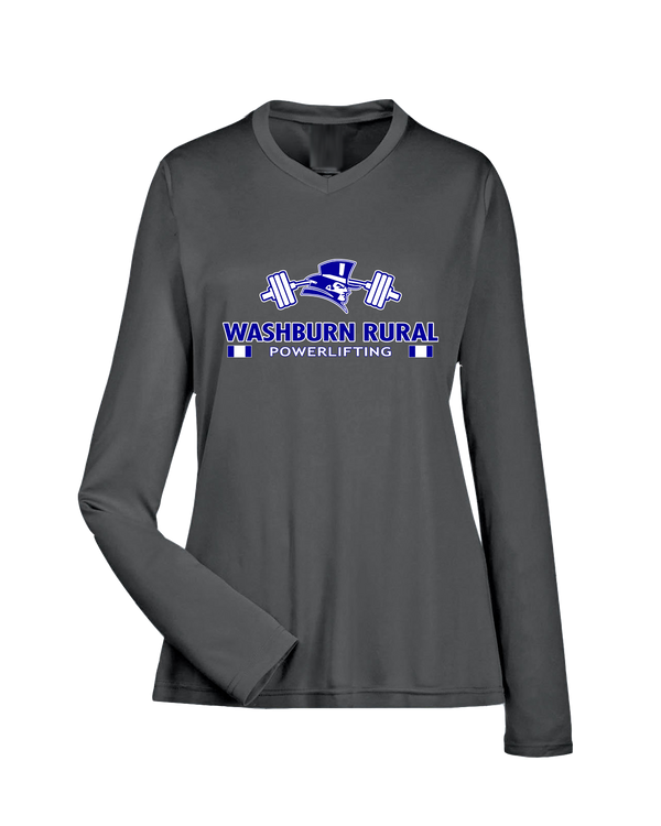 Washburn Rural HS Powerlifting Stacked - Womens Performance Long Sleeve