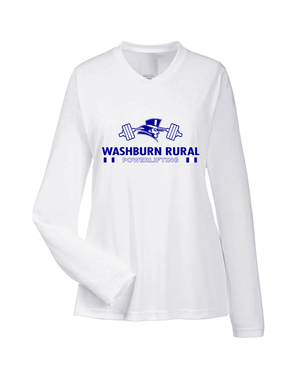 Washburn Rural HS Powerlifting Stacked - Womens Performance Long Sleeve