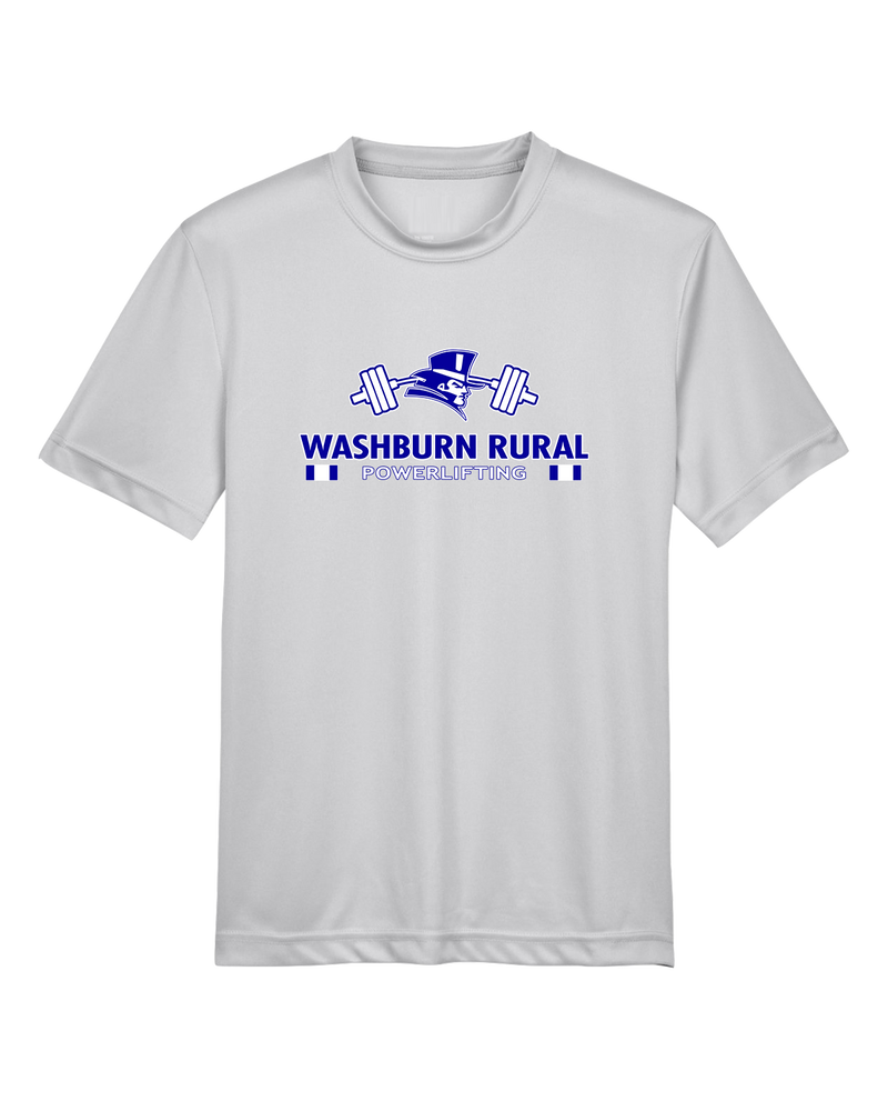 Washburn Rural HS Powerlifting Stacked - Youth Performance T-Shirt