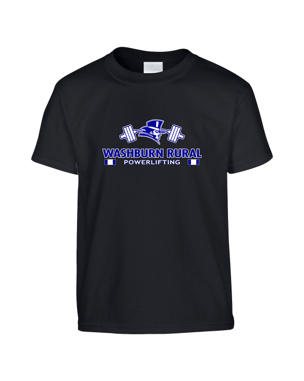 Washburn Rural HS Powerlifting Stacked - Youth T-Shirt