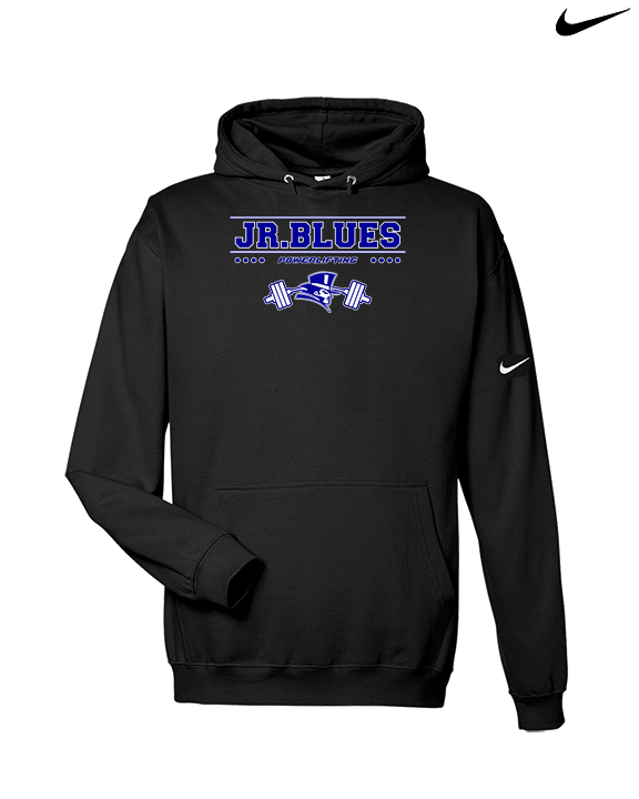 Washburn Rural HS Powerlifting Border - Nike Club Fleece Hoodie
