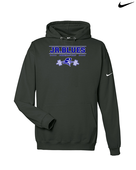 Washburn Rural HS Powerlifting Border - Nike Club Fleece Hoodie