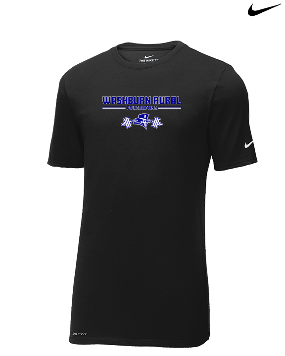 Washburn Rural HS Powerlifting Keen - Mens Nike Cotton Poly Tee
