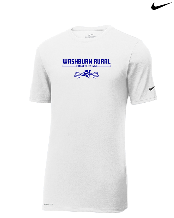 Washburn Rural HS Powerlifting Keen - Mens Nike Cotton Poly Tee