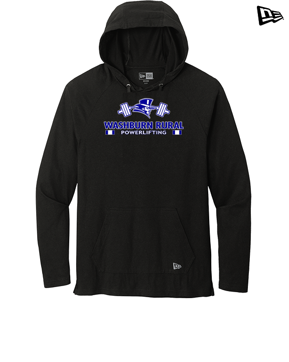 Washburn Rural HS Powerlifting Stacked - New Era Tri-Blend Hoodie