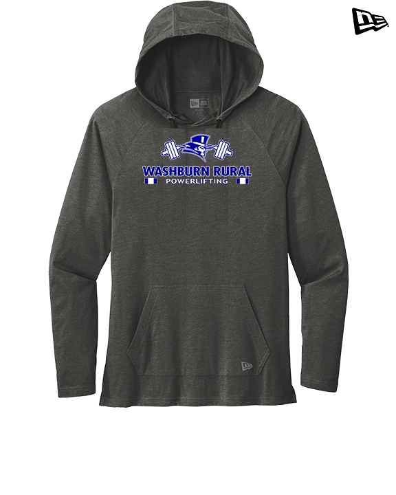 Washburn Rural HS Powerlifting Stacked - New Era Tri-Blend Hoodie