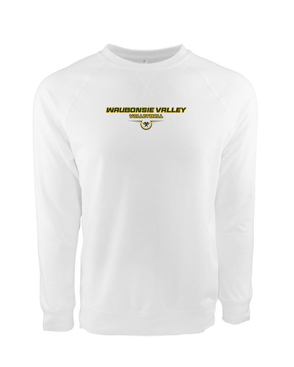 Waubonsie Valley HS Boys Volleyball Design - Crewneck Sweatshirt