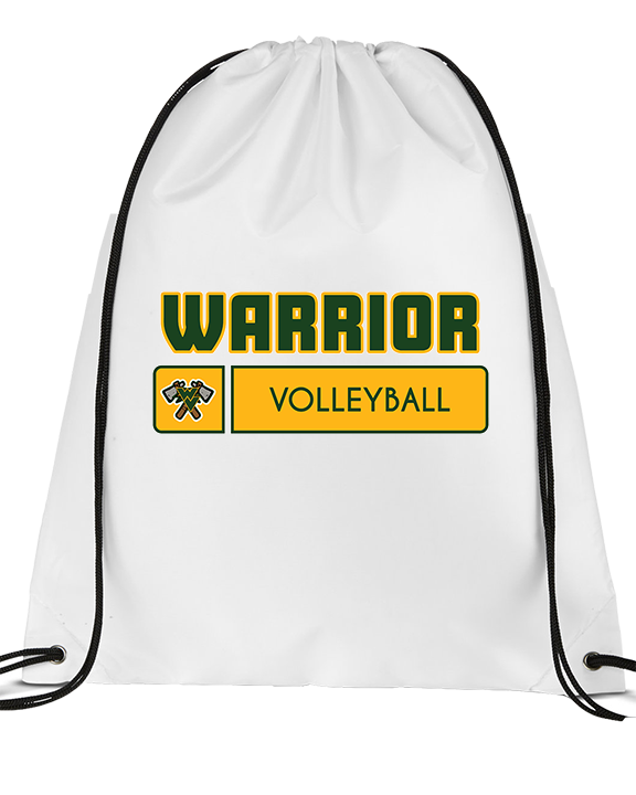 Waubonsie Valley HS Boys Volleyball Pennant - Drawstring Bag