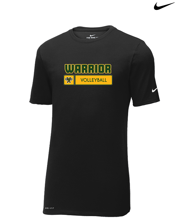 Waubonsie Valley HS Boys Volleyball Pennant - Mens Nike Cotton Poly Tee