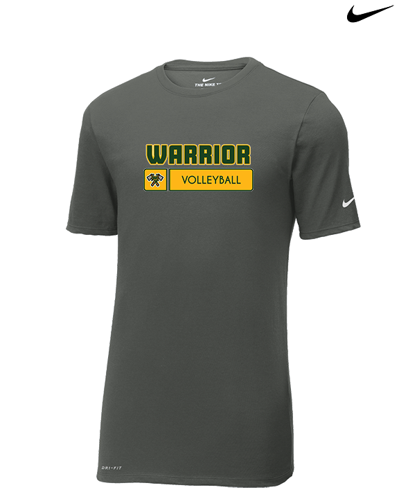 Waubonsie Valley HS Boys Volleyball Pennant - Mens Nike Cotton Poly Tee