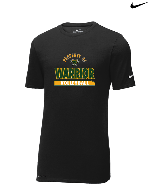 Waubonsie Valley HS Boys Volleyball Property - Mens Nike Cotton Poly Tee