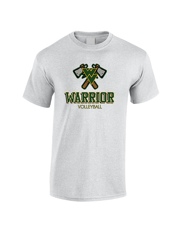 Waubonsie Valley HS Boys Volleyball Shadow - Cotton T-Shirt
