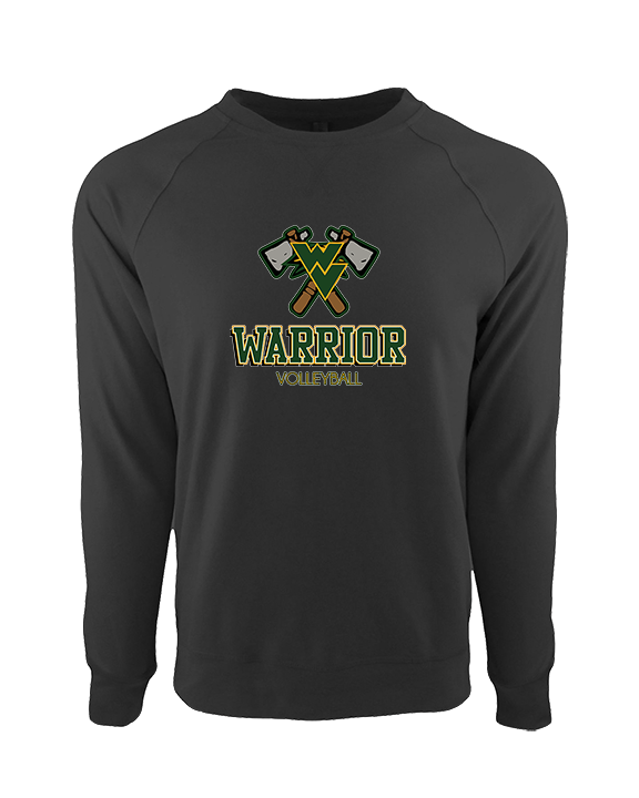 Waubonsie Valley HS Boys Volleyball Shadow - Crewneck Sweatshirt