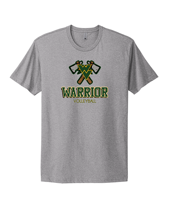 Waubonsie Valley HS Boys Volleyball Shadow - Mens Select Cotton T-Shirt