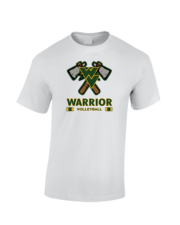 Waubonsie Valley HS Boys Volleyball Stacked - Cotton T-Shirt