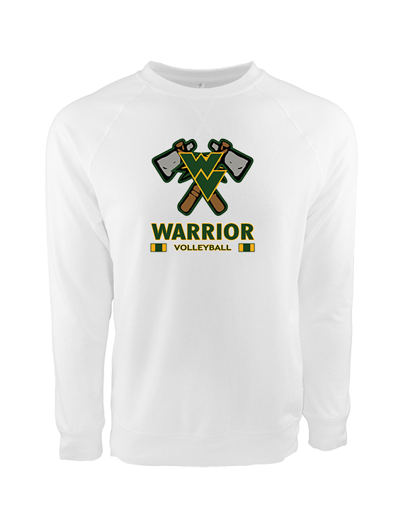 Waubonsie Valley HS Boys Volleyball Stacked - Crewneck Sweatshirt