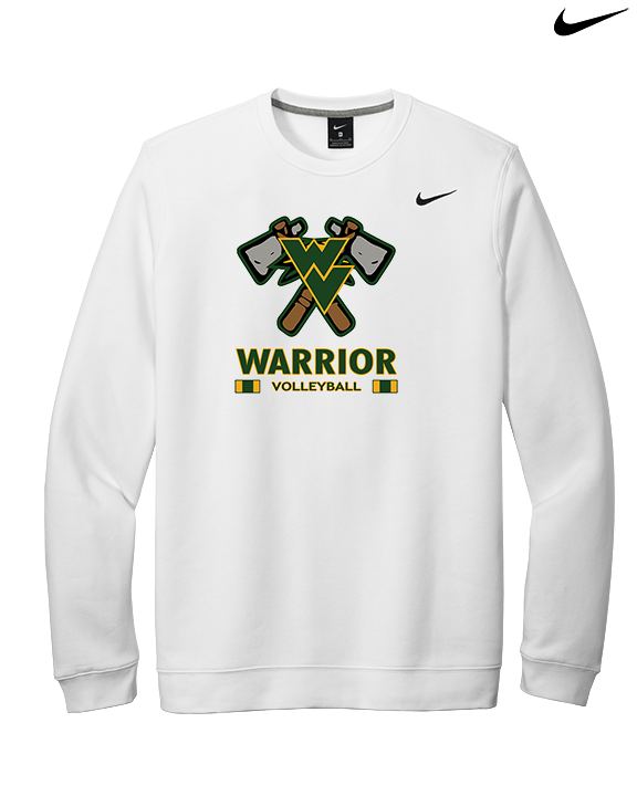 Waubonsie Valley HS Boys Volleyball Stacked - Mens Nike Crewneck