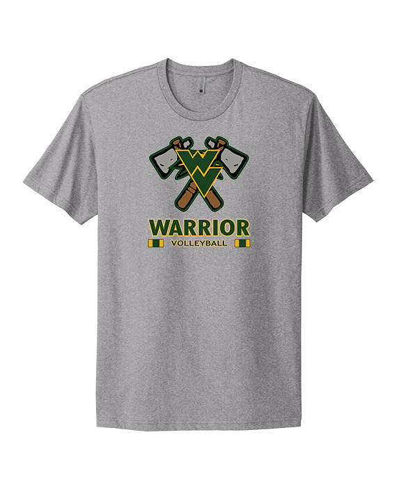 Waubonsie Valley HS Boys Volleyball Stacked - Mens Select Cotton T-Shirt