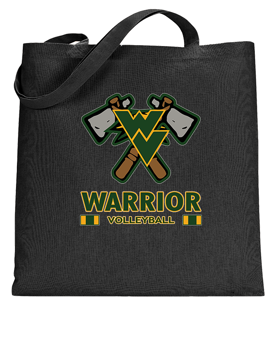 Waubonsie Valley HS Boys Volleyball Stacked - Tote