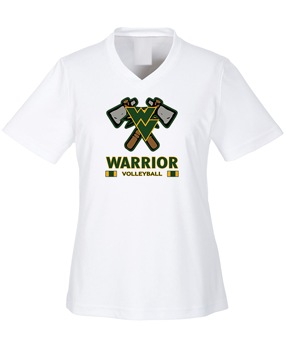 Waubonsie Valley HS Boys Volleyball Stacked - Womens Performance Shirt