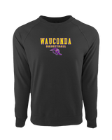 Wauconda HS Girls Basketball Block - Crewneck Sweatshirt