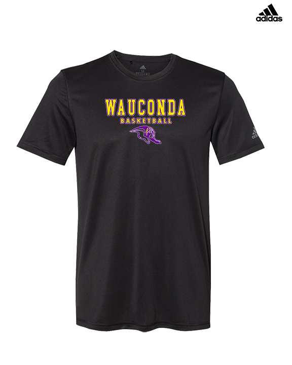 Wauconda HS Girls Basketball Block - Mens Adidas Performance Shirt