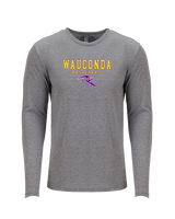 Wauconda HS Girls Basketball Block - Tri-Blend Long Sleeve
