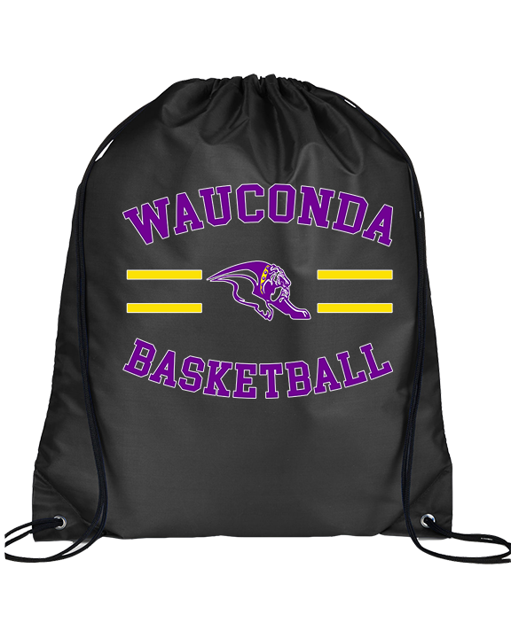 Wauconda HS Girls Basketball Curve - Drawstring Bag