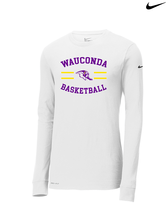 Wauconda HS Girls Basketball Curve - Mens Nike Longsleeve