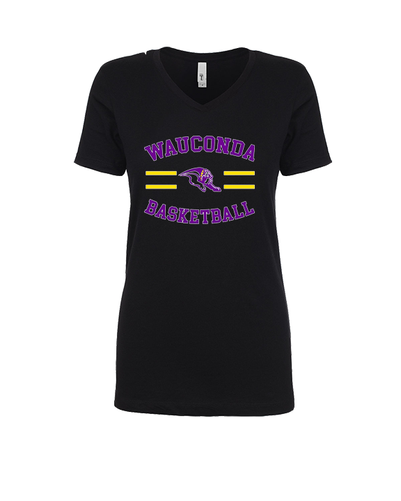 Wauconda HS Girls Basketball Curve - Womens Vneck