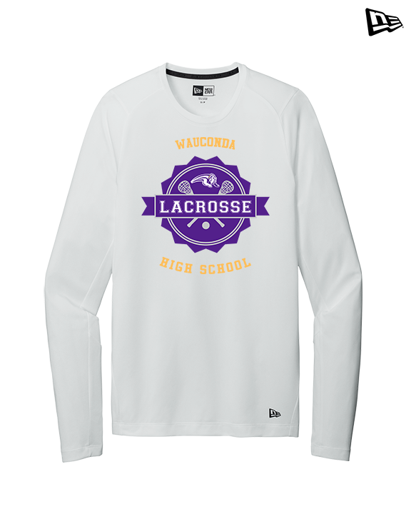 Wauconda HS Lacrosse Badge - New Era Performance Long Sleeve
