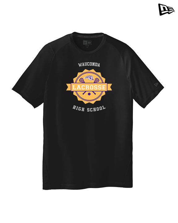 Wauconda HS Lacrosse Badge - New Era Performance Shirt