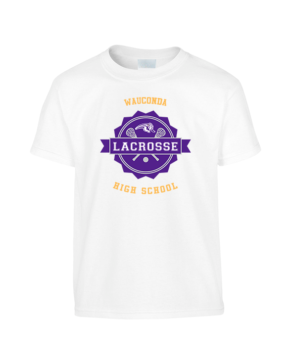 Wauconda HS Lacrosse Badge - Youth Shirt