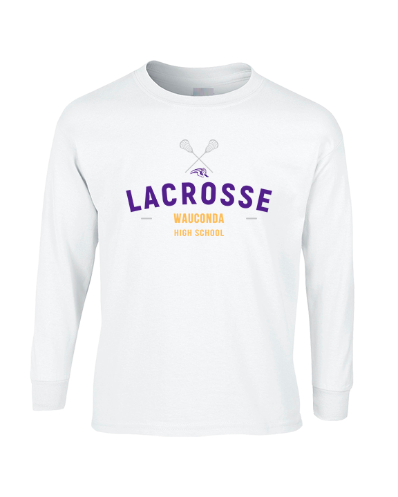 Wauconda HS Lacrosse Short Sticks - Cotton Longsleeve