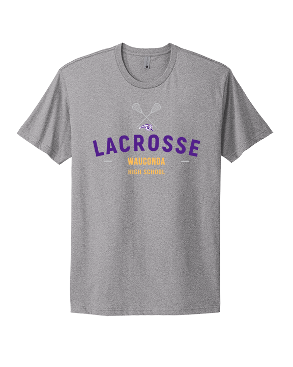 Wauconda HS Lacrosse Short Sticks - Mens Select Cotton T-Shirt