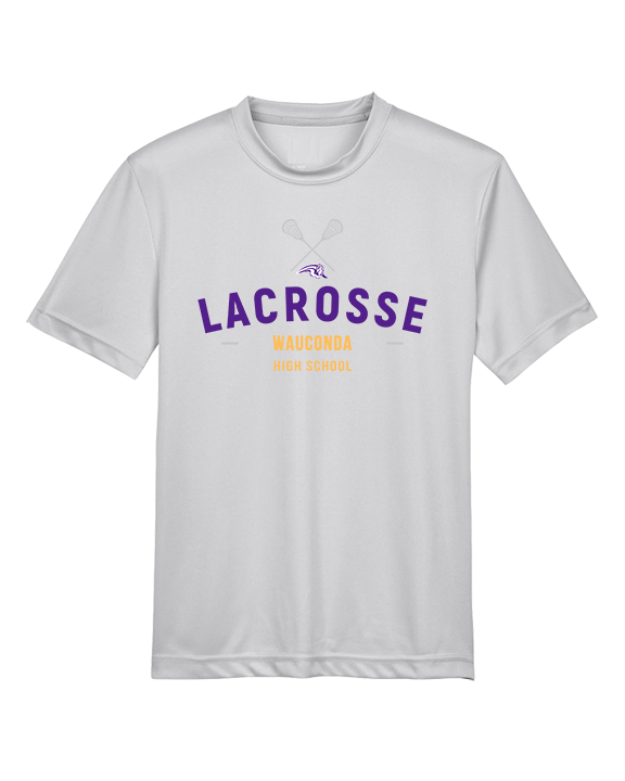 Wauconda HS Lacrosse Short Sticks - Youth Performance Shirt