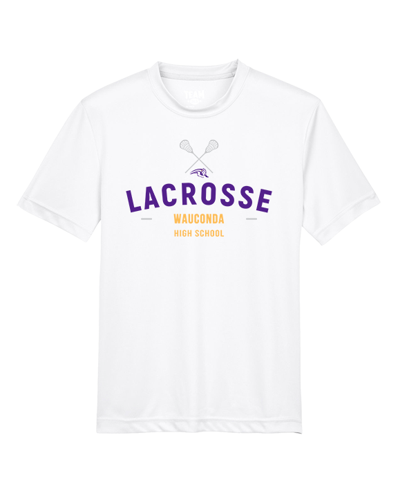 Wauconda HS Lacrosse Short Sticks - Youth Performance Shirt