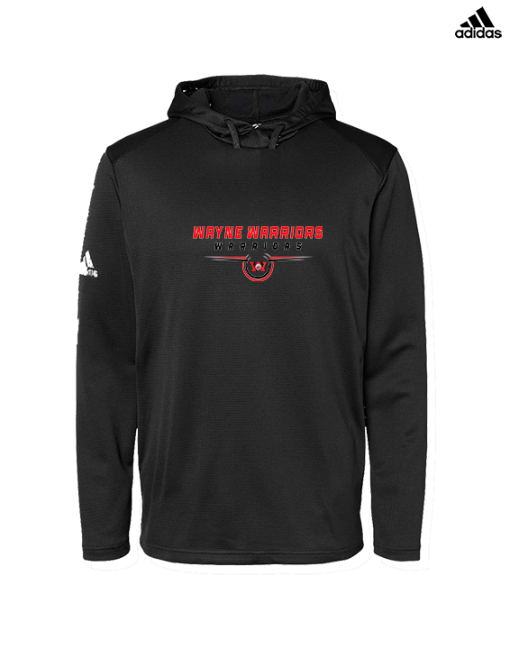 Wayne Warriors HS Football Design - Mens Adidas Hoodie