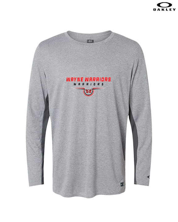 Wayne Warriors HS Football Design - Mens Oakley Longsleeve
