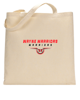 Wayne Warriors HS Football Design - Tote