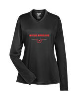 Wayne Warriors HS Football Design - Womens Performance Longsleeve
