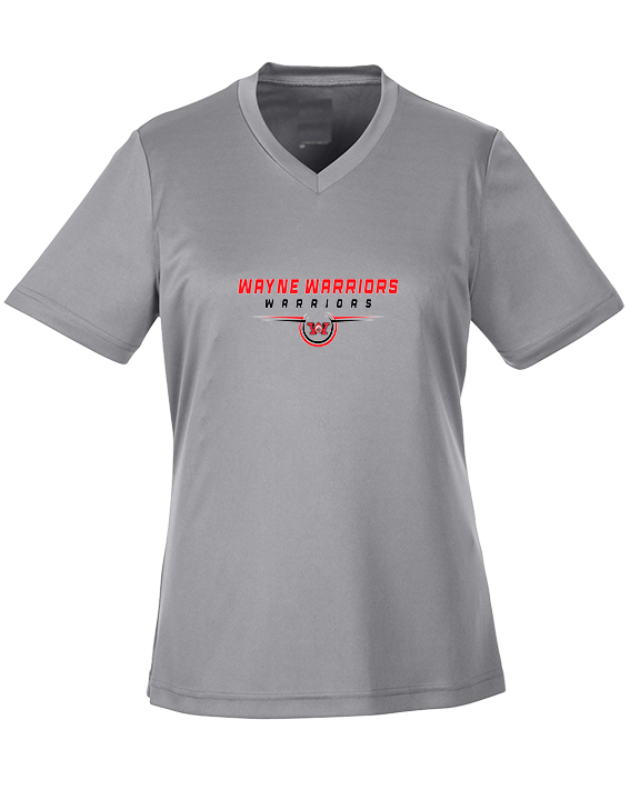 Wayne Warriors HS Football Design - Womens Performance Shirt